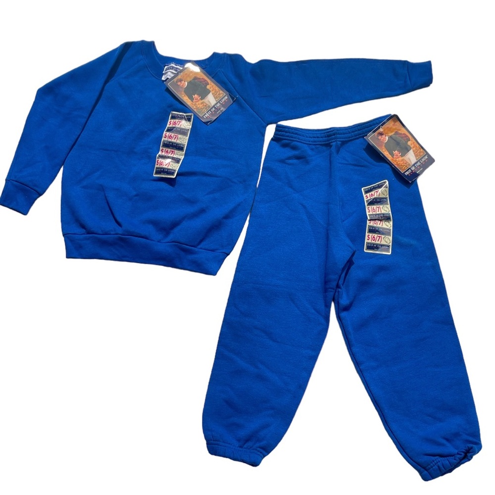 Vintage Fruit of The Loom Youth Sweatshirt & Sweatpants